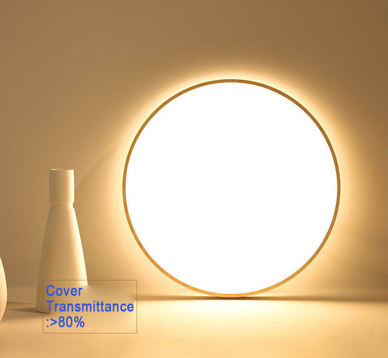 New ! hot sales TUV ultra slim indoor acrylic cover indoor IP33 round room decoration led light