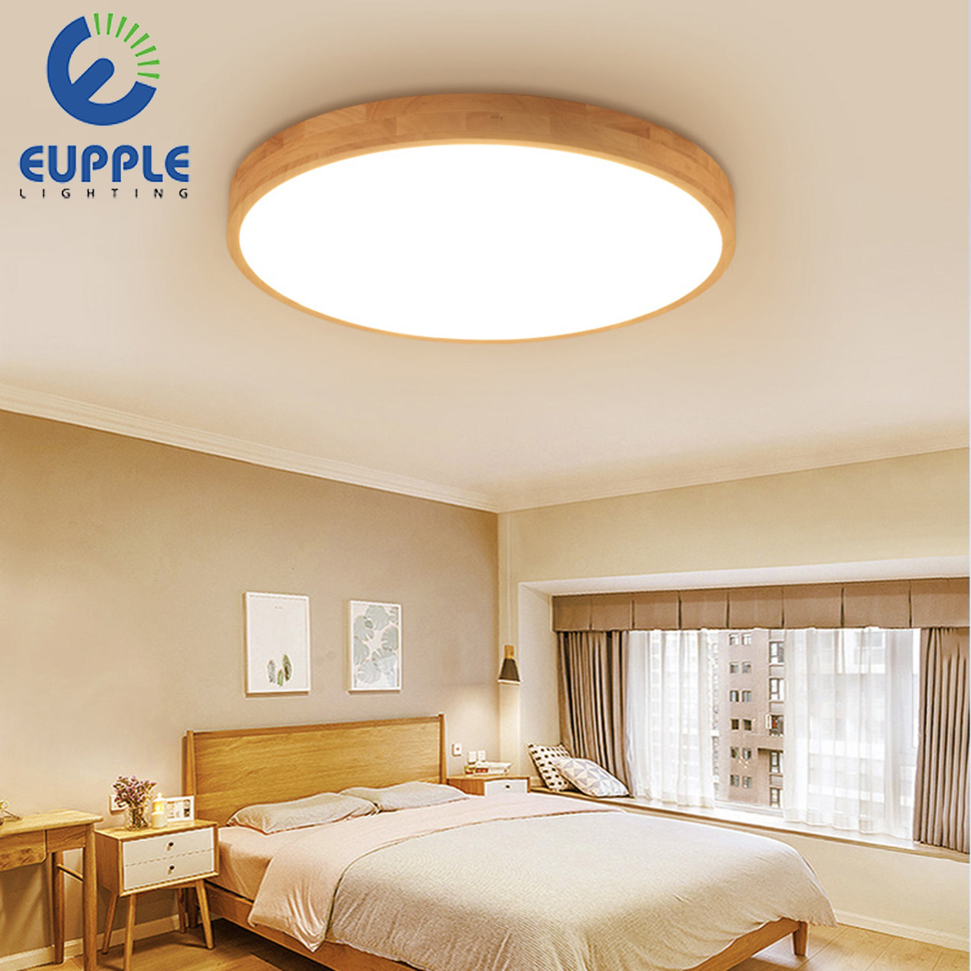 New!ultra thin 5cm living modern led light wood design house for bedroom